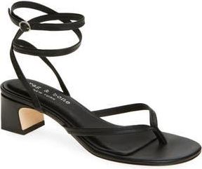 Rag & Bone Gemma Ankle Strap Sandal in Black at Nordstrom Rack, Size 8.5Us / 38.5Eu