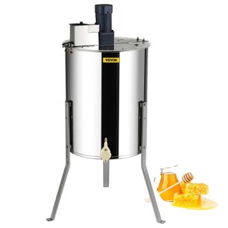 OEM Extractor De Miel, Capacidad Para 4/8 Marcos, Potencia De 140 W, Voltaje De 110-120 V/60 Hz/220 V, Velocidad Del Motor De 1300 Rpm, Construcci&oacute;n De Ac