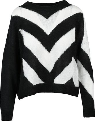 Pennyblack Chevron-Patterned Mohair Blend Pennyblack Sweater