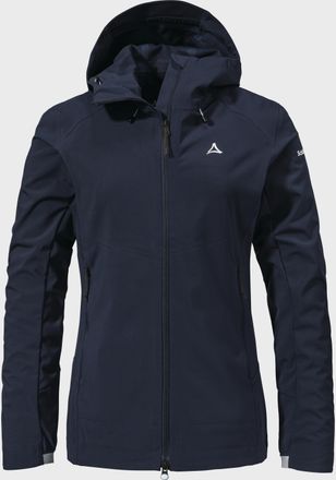 Sch&ouml;ffel Outdoorjacke SCH&Ouml;FFEL Softshell Jkt Mangart L, Damen, Gr. 38, blau (8820, blau), Oberstoff : Aussenseite: 88% Polyester 12% Elasthan Innenseite: 100% 