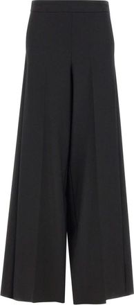 Marella Broeken, Dames, Zwart, XS, Wol, Ghinea Broek