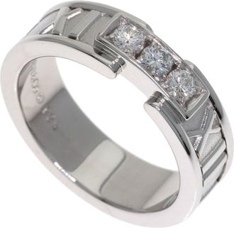 Tiffany & Co. Atlas White Gold (18K) Band Ring (Pre-Owned)