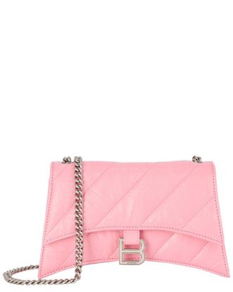 Balenciaga Xs Quilted Crush Leather Shoulder Bag