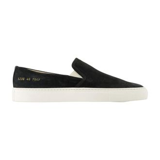 Common Projects Schoenen, Heren, Zwart, 46 EU, Leer, Minimal Slip On