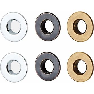 OEM 6 Pezzi Di Anello Di Troppo Pieno, Inserto Ad Anello In Ottone, Anelli Di Troppo Pieno Per Lavandino, Parte Di Ricambio Per Lavandino Del Bagno O Dell