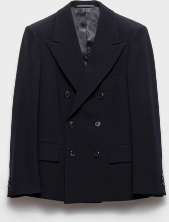 Prada Double-breasted wool jacket
