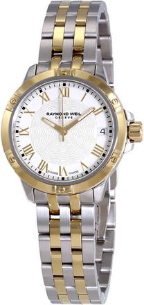 Raymond Weil Tango Quartz White Dial Two-tone Ladies Watch 5960-STP-00308