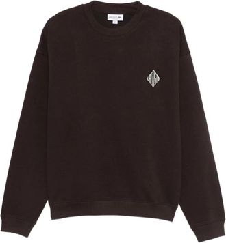 Lacoste Sh 00353La Crew Neck Sweatshirt - Heren - Sweatshirts - Bruin - S - Hoodies & sweatvesten