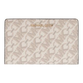 Michael Kors Wallets & Cardholders, female, Beige, Size: ONE SIZE Medium Empire Signature Logo Wallet