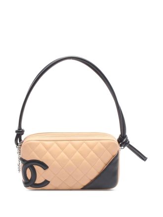 Chanel 2003-2004 Small Lambskin Cambon Ligne shoulder bag - Roze