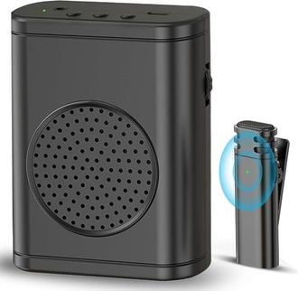 OEM Amplificador De Voz Con Micr&oacute;fono Inal&aacute;mbrico De Clip, Micr&oacute;fono Port&aacute;til Con Altavoz, Amplificador De Voz Personal, Sistema De Sonido Para M&uacute;ltiples 