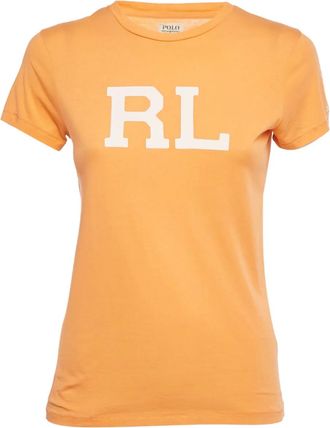 Ralph Lauren T-shirt in cotone con logo - Arancione