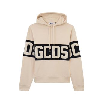 GCDS Hoodies, male, Beige, Size: XL Hoodie