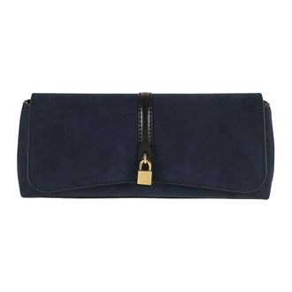 Stella McCartney Ryder Pochette - Dames - Tassen - Blauw - Maat: ONE Size Su&egrave;de