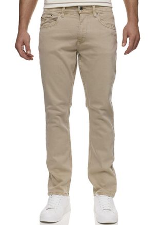 Indicode Cargohose INDICODE INReffe, Herren, Gr. 28, L&auml;nge 34, grau (simply taupe), Web, Obermaterial: 92% Baumwolle, 6% Polyester, 2% Elasthan, unifarben, reg