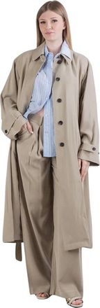 Mauro Grifoni Trenchcoat - Dames - Trenchcoats - Beige - 2XS - Jassen