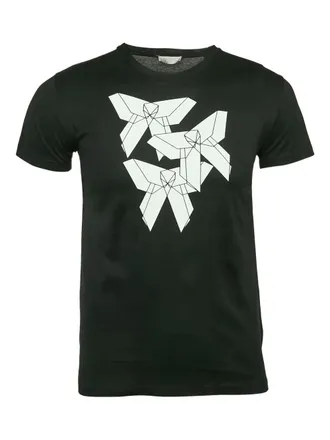 Dior geometric-motif T-shirt - men - Cotton - S - Black