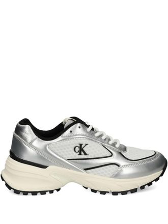 Calvin Klein logo-detail sneakers - Silver