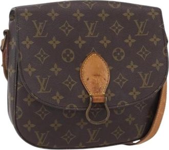 Louis Vuitton Pre-owned Vintage Canvas Cross Body Bag - Dames - Vintage Schoudertas - Bruin - ONE Size - Vintage