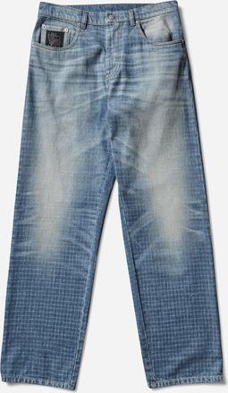 Umbro Checked Jeans Blue