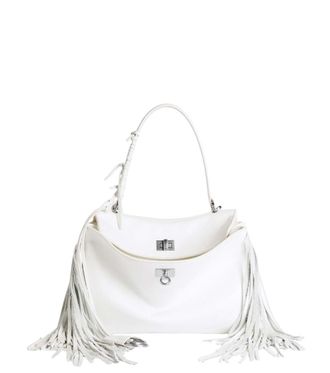 Balenciaga White Rodeo Small Shoulder Bag