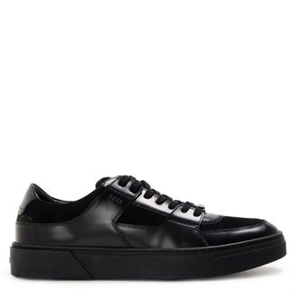 HUGO BOSS Mens Tenn Bodm Hc 10266667 01 Low Top Trainers in Black - Size UK 10