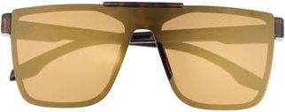Vince Camuto Shield 126mm Sunglasses in Tortoise at Nordstrom Rack