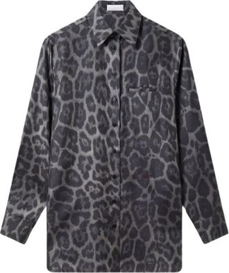 Stella McCartney Stella H25 Shirt - Dames - Overhemden - Grijs - L - Overhemden