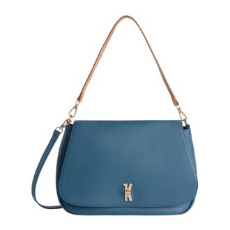 Alviero Martini 1A Classe Shoulder Bags, female, Blue, Size: ONE SIZE Tracolla con Patta