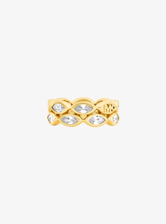 Michael Kors Marquise Cut Cubic Zirconia Tennis Ring