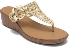 Aerosoles Izola Wedge Flip Flop in Natural at Nordstrom Rack, Size 6.5