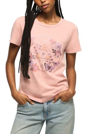 Lucky Brand Celestial Butterfly Graphic T-Shirt in Mellow Rose at Nordstrom, Size X-Small