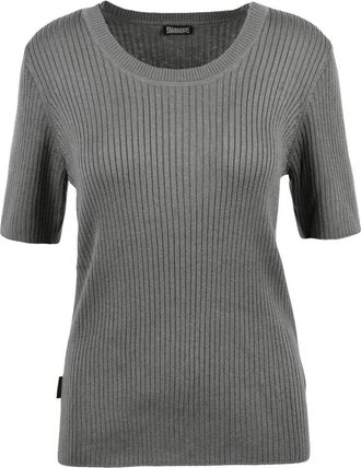 Blauer Ribbed Under-Jacket Knit In Soft Sage