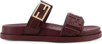 Fendi Sliders, female, Purple, Size: 11 US Feel Slides