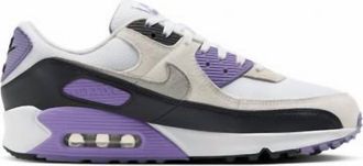Nike Mens Air Max 90 Shoe In White Dusty Amethyst