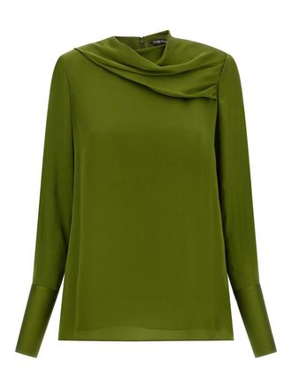 Tom Ford Draped neck blouse