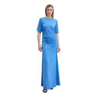 Gestuz Kleedjes, Dames, Blauw, L, Taila Jurk