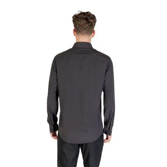 A|X Armani Exchange Stretch Elastane Shirt - Black