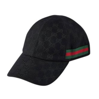 Gucci GG Baseball Hat With Web, Size Medium