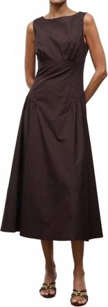 Staud Gwen Mini Dress In Earth