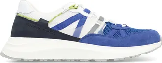 Canada Goose Mens Cascade Low-Top Sneakers Blue Leather Trainers