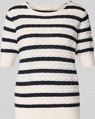 Freequent Strickshirt mit Rundhalsausschnitt Modell Dodo in Marine, Gr&ouml;&szlig;e XXL