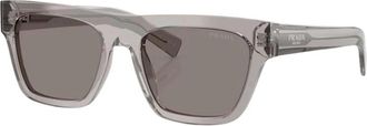 Prada PR C03S Zonnebril - Heren - Zonnebrillen - Grijs - 54 MM - Accessoires