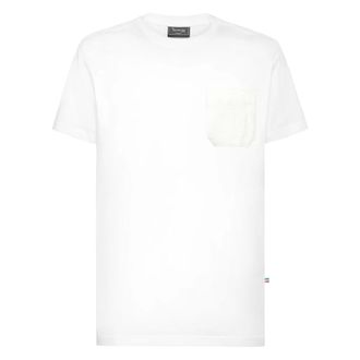 Billionaire Boys Club Tops, Heren, Wit, 3Xl, Katoen, T-shirt Ronde Hals SS Crest