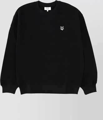 Maison Kitsun&eacute; organic cotton crew neck sweatshirt