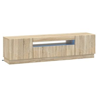 vidaXL Mueble De Tv Led Roble Sonoma Madera De Ingenier&iacute;a Vidaxl