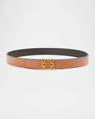 Loewe Anagram Reversible Leather Belt