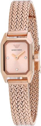 Emporio Armani Gioia Quartz Rose Dial Ladies Watch AR11345