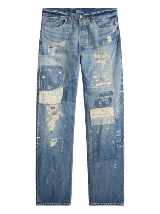 Polo Ralph Lauren Jeans con design patchwork - Blu