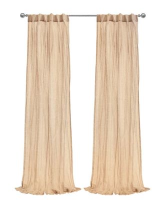Habitat Paloma Sheer Dual Header 52X108 Curtain Panel